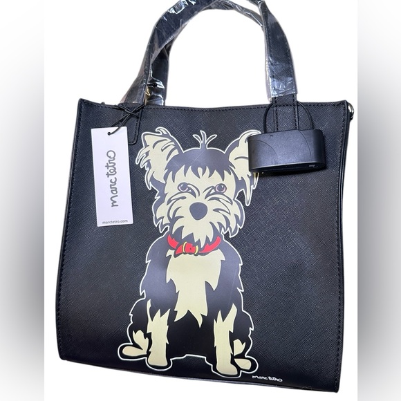 Marc Tetro Gift Set - Yorkie Mini‎ Tote, Coin purse, Dog Leash NEW - Picture 1 of 10